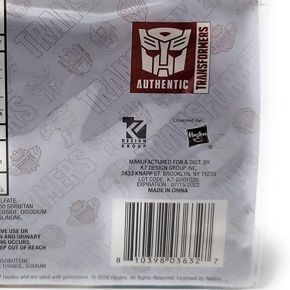 Transformers Hasbro Travel Kit Set with Clear Transparent Reusable Storage Case - Picture 3 of 6